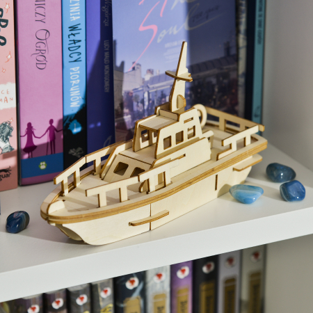 Little Story Wooden Model 3D Puzzle - Yacht [3]