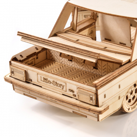 Little Story Wooden Puzzle 3D Model - FSO Fiat 125p [6]