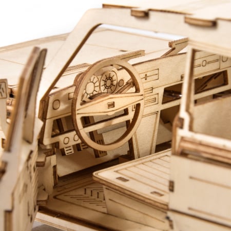 Little Story Wooden Puzzle 3D Model - FSO Fiat 125p [4]