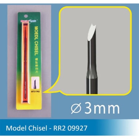 Taiere & Gaurire - Master Tools 09927 Chisel RR2 3mm, Round