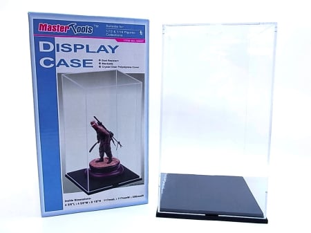 Display case - MasterTools 09807 - VW Plastic Transparent Case for figure - 1:12/1:16 (117x117x206 mm)