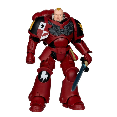 Figurine Colectionabile - McFarlane - Warhammer 40,000 Assault Intercessor Sergeant (Blood Angel) 7-inch Action Figure
