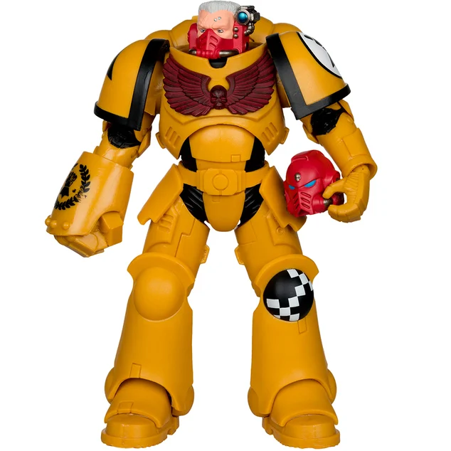 Figurine Colectionabile - McFarlane - Warhammer 40,000 Intercessor Sergeant (Imperial Fist) Gold Label 7-inch Action Figure