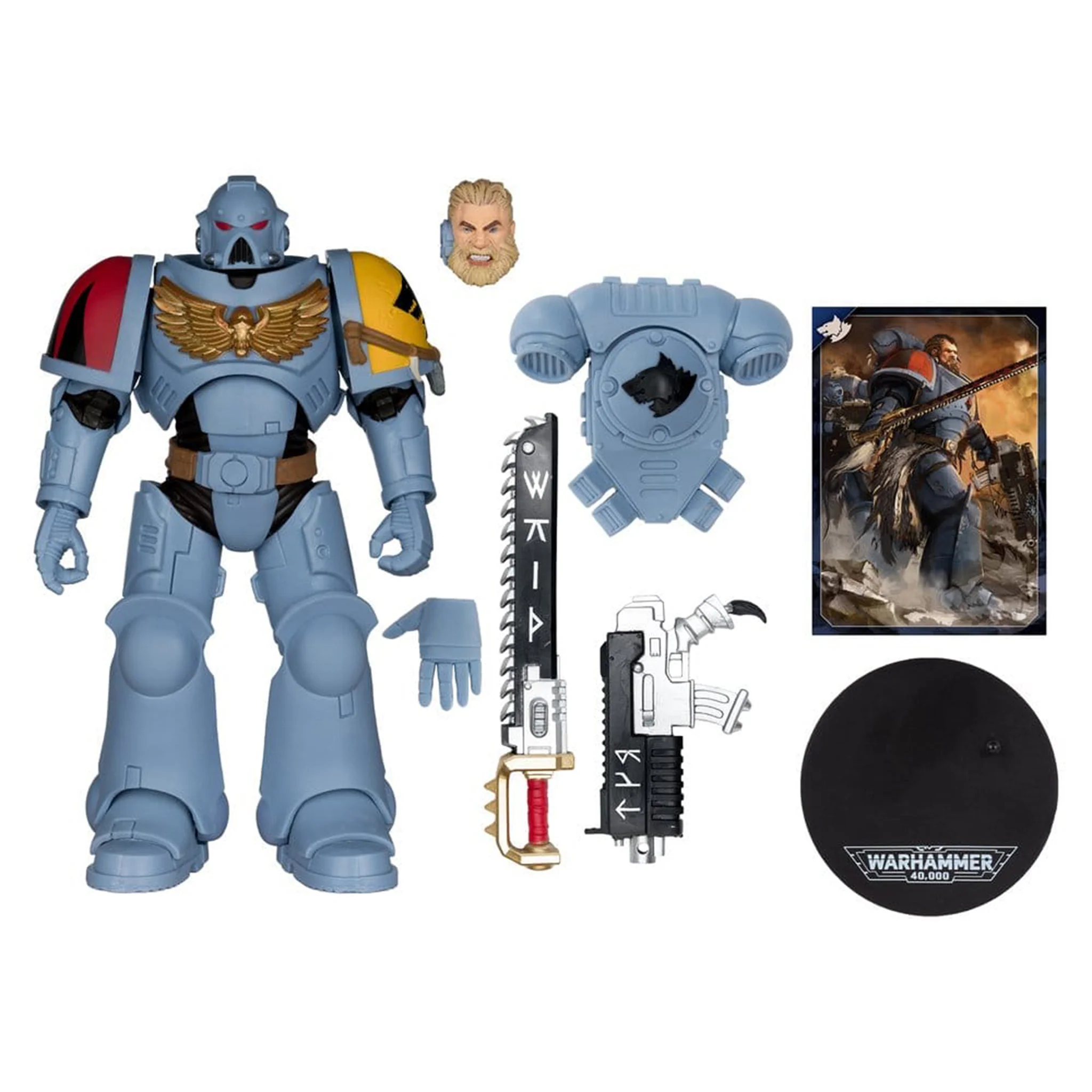 McFarlane - Warhammer 40,000 Space Wolves Grey Hunter 7-inch Action Figure [1]