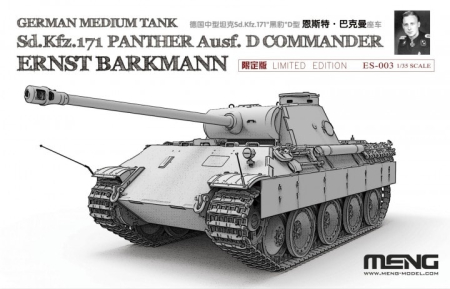 Kituri machete - MENG ES-003 - 1:35 German Panther Ausf.D Commander Ernst Barkmann