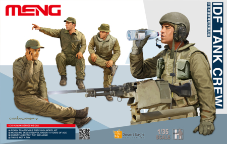 Figurine - MENG - 1:35 IDF Tank crew