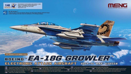 Avioane - MENG - LS014 1:48 Boeing EA-18G Growler Electronic Attack Aircraft