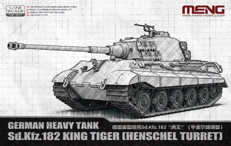 Noutati - Meng 72011 - 1:72 German Heavy Tank Sd.Kfz.182 King Tiger (Henschel Turret)