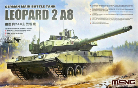 Noutati - Meng TS-057 - 1:35 German Main Battle Tank Leopard 2A8