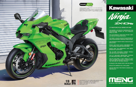 Noutati - MENG MT-008 1:9 Kawasaki Ninja ZX-10RR
