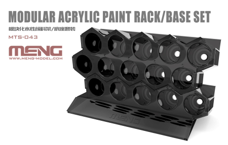 Organizatoare & Cutii Transport - MENG MTS-043 - Modular Acrylic Paint Rack - Base Set
