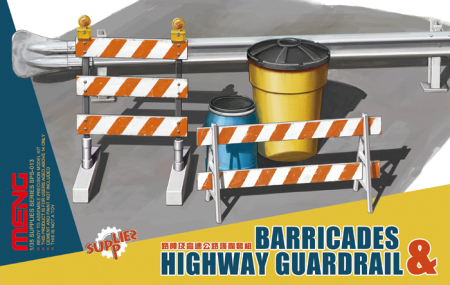 Décor - MENG SPS-013 - 1:35 Barricades & highway guardrail