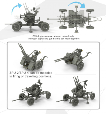 MENG SPS-026 - 1:35 Russian Anti-Aircraft Gun set [2]