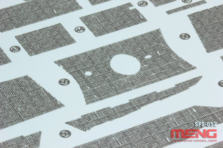 MENG SPS-052 - German Panther A Late Zimmerit Decal C 1:35 [1]