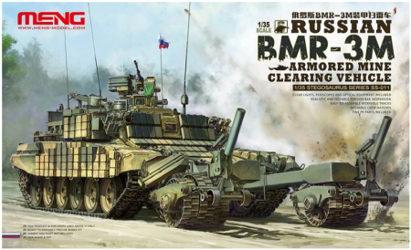Kituri machete - MENG SS-011 - 1:35 Russian BMR-3M Armored Mine Cleaning Vehicle
