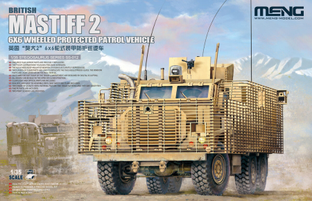 Noutati - MENG - SS012 1:35 British Mastiff 2 6X6 Wheeled Protected Patrol Vehicle