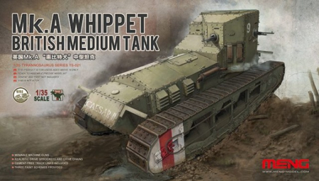 Kituri machete - MENG - 1:35 British Medium Tank Mk.A Whippet