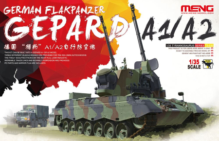 Kituri machete - MENG TS-030 - 1:35 German Flakpanzer Gepard A1/A2