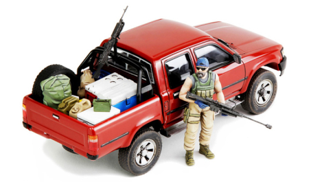 MENG VS-002 - 1:35 Dual Cab Toyota Hi-Lux Pick Up w/Equipment [4]