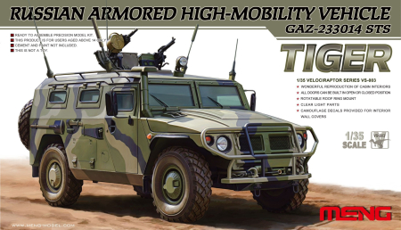 Kituri machete - MENG VS-003 - 1:35 Russian Armored High-Mobility Vehicle GAZ 233014 STS