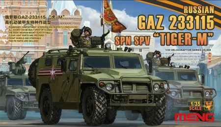 Vehicule militare terestre - MENG VS-008 - 1:35 Russian Gaz 233115 - Spn Spv "Tiger"