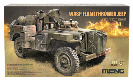Kituri machete - MENG VS-012 - 1:35 MB Willys Jeep WASP Flamethrower