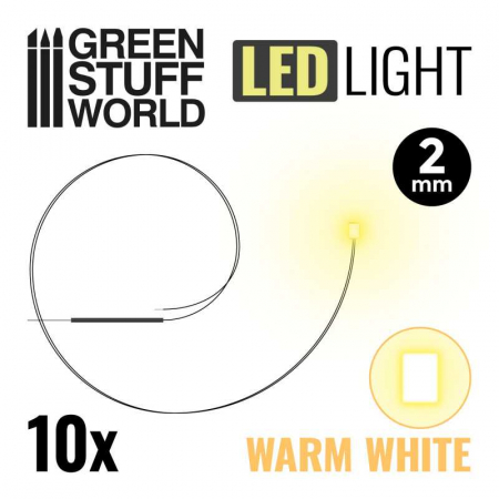 Scule & materiale - GSW - Warm White LED Lights - 2mm