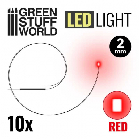 Scule & materiale - GSW - Red LED Lights - 2mm