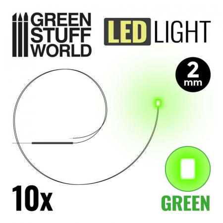Scule & materiale - GSW - Green LED Lights - 2mm