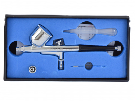 SET Mini compresor aerograf Fengda AS18-2 + aerograf BD-130 + furtun [3]