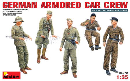 Kituri machete - Miniart 35072 - 1:35 German Armoured Car Crew