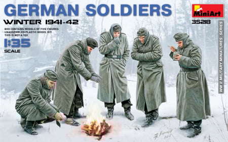 Kituri machete - Miniart 35218 - German Soldiers (Winter 1941-42) - 5 figures 1:35