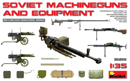 Accesorii machete - Miniart 35255 - Soviet Machineguns & Equipment 1:35