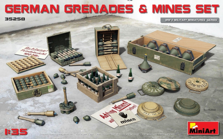 Décor - Miniart 35258 - 1:35 German Grenades & Mines Set
