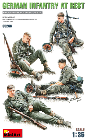 Kituri machete - Miniart 35266 - 1:35 German Infantry at Rest