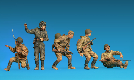 Miniart 35281 - 1:35 Soviet Soldiers Riders, Special Edition - 5 figures [1]