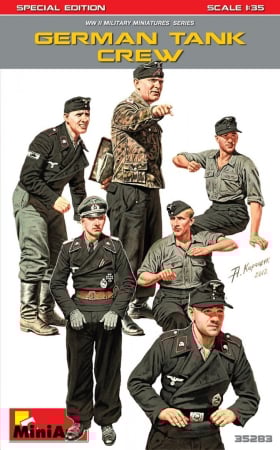 Figurine - MiniArt 35283 - 1:35 German Tank Crew. Special Edition - 6 figures