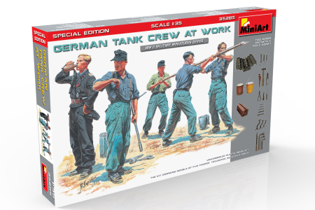 Figurine - Miniart 35285 - 1:35 German Tank Crew at Work Special Edition