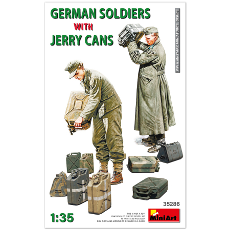 Figurine - MiniArt 35286 - 1:35 German Soldiers w/Jerry Cans