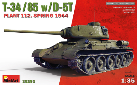 Kituri machete - Miniart 35293 - 1:35 T-34/85 w/D-5T. PLANT 112. SPRING 1944