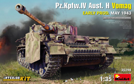 Kituri machete - Miniart 35298 - 1:35 Pz.Kpfw.IV Ausf. H Vomag. Early Prod. (May 1943) Interior Kit