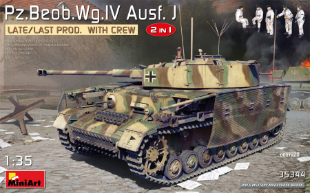 Kituri machete - Miniart 35344 - 1:35 Pz.Beob.Wg.IV Ausf. J Late/Last Prod. 2 in 1 w/Crew