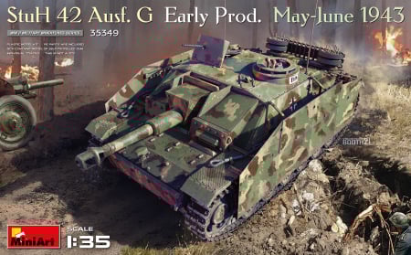 Kituri machete - Miniart 35349 - 1:35  StuH 42 Ausf. G Early Prod (May-June 1943)