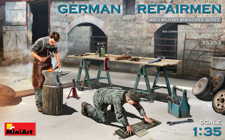 Kituri machete - Miniart 35353 - 1:35 German Repairmen
