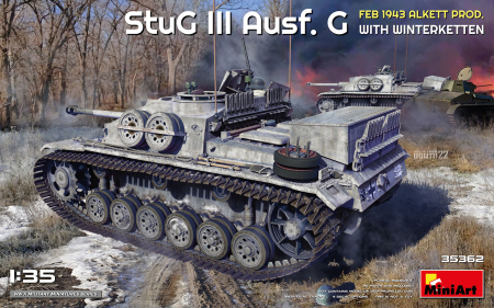 Kituri machete - Miniart 35362 - 1:35 StuG III Ausf. G Feb 1943 Alkett Prod. with Winterketten