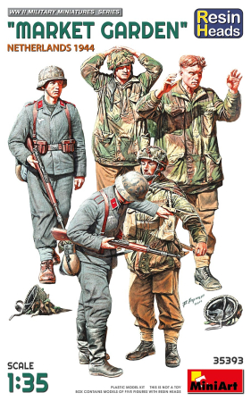 Figurine - MiniArt 35393 - 1:35 Market Garden (Netherlands 1944) Resin Heads
