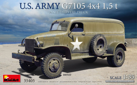 Kituri machete - Miniart 35405 - 1:35 U.S. Army G7105 4x4 1,5 t Panel Van