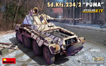 Kituri machete - Miniart 35414 - 1:35 Sd.Kfz.234/2 “Puma”. Interior Kit