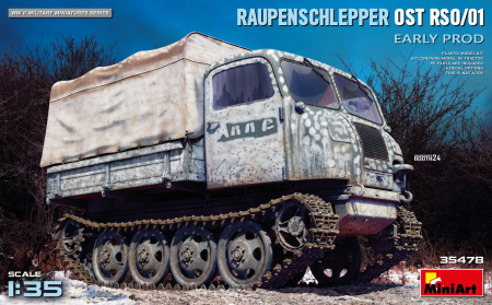 Noutati - MiniArt 35478 - 1:35 German Track Vehicle Raupenschlepper Ost (RSO/01) - Early Prod