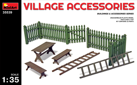 Accesorii diorama - Miniart 35539 - Village Accessories 1:35